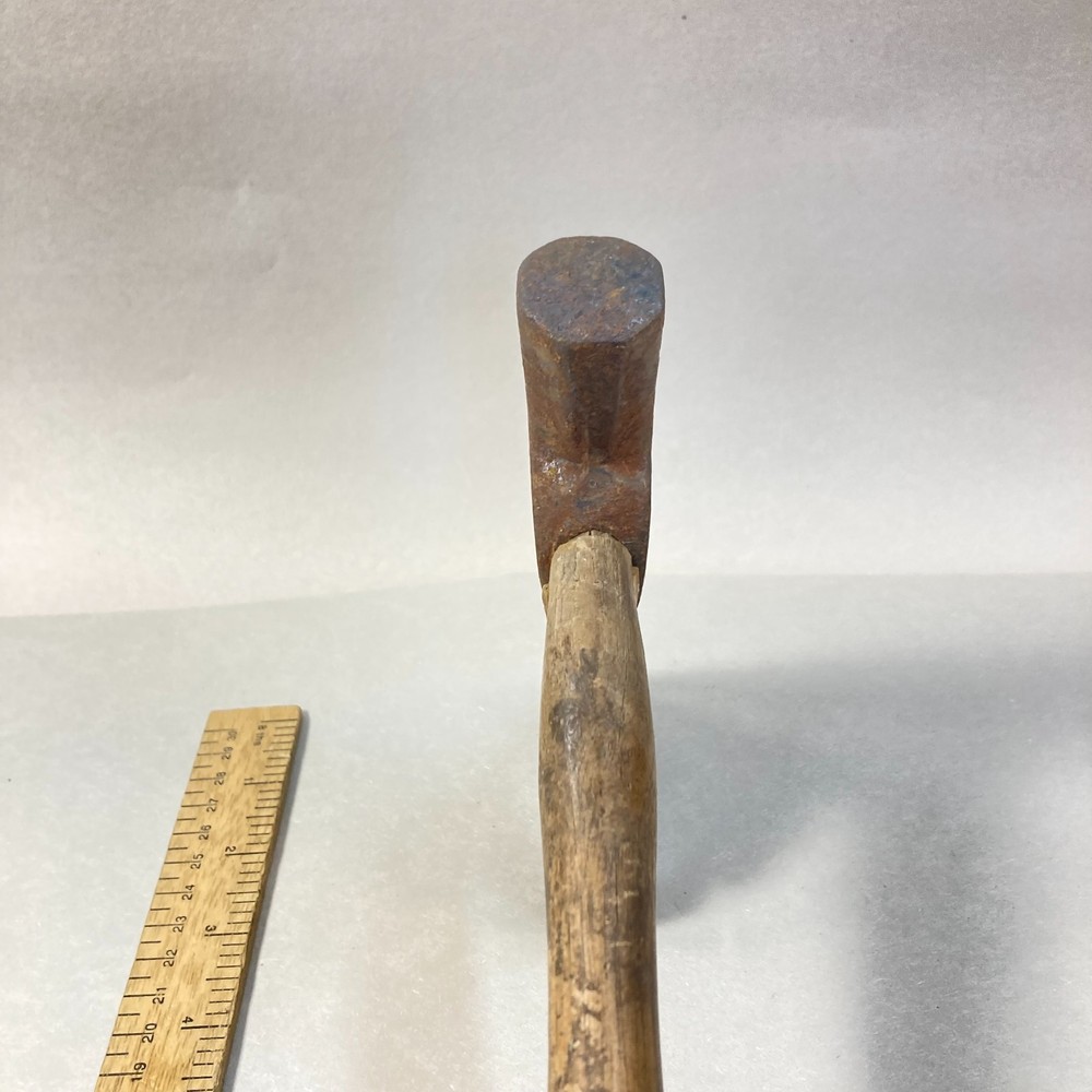Vintage Half Hatchet Nail Puller Wood Handle 27oz. TW