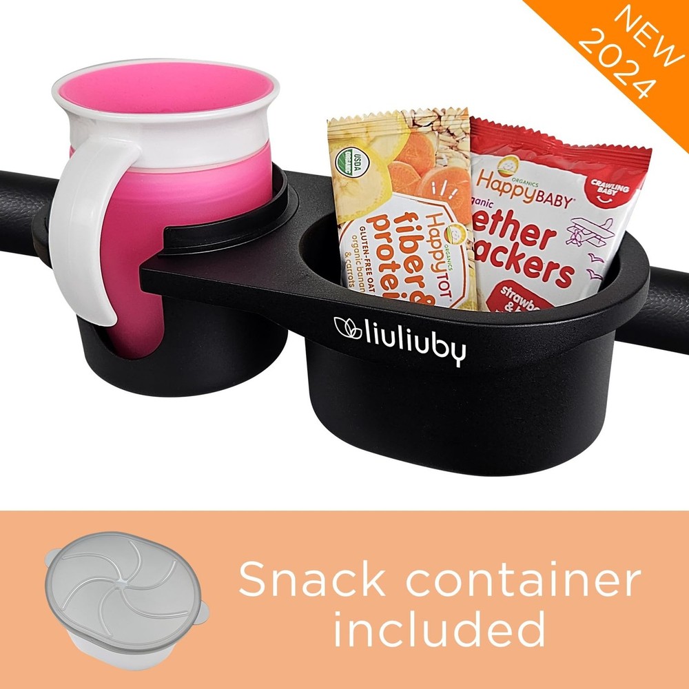 liuliuby Universal Stroller Snack Tray Attachment | Stroller Cup Holder