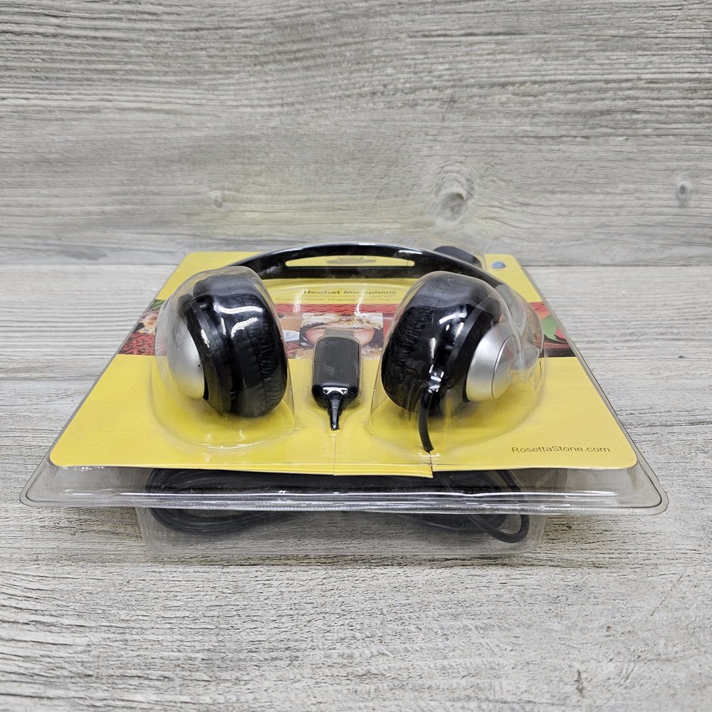 Rosetta Stone USB Headset with Microphone for Language Learning Software