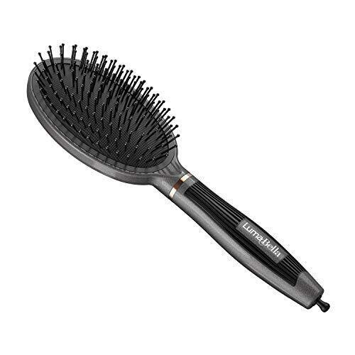 LumaBella Cushion Brush with Keratin Micro-Conditioners & Ionic Bristles