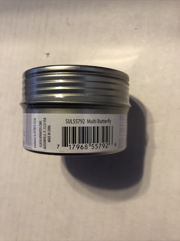 Sequin Shapes Multi Butterfly Tin