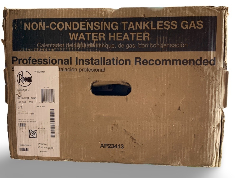 Rheem AX6169 ECO200ELN-3 9.5 GPM Outdoor Tankless Water Heater (9308408)