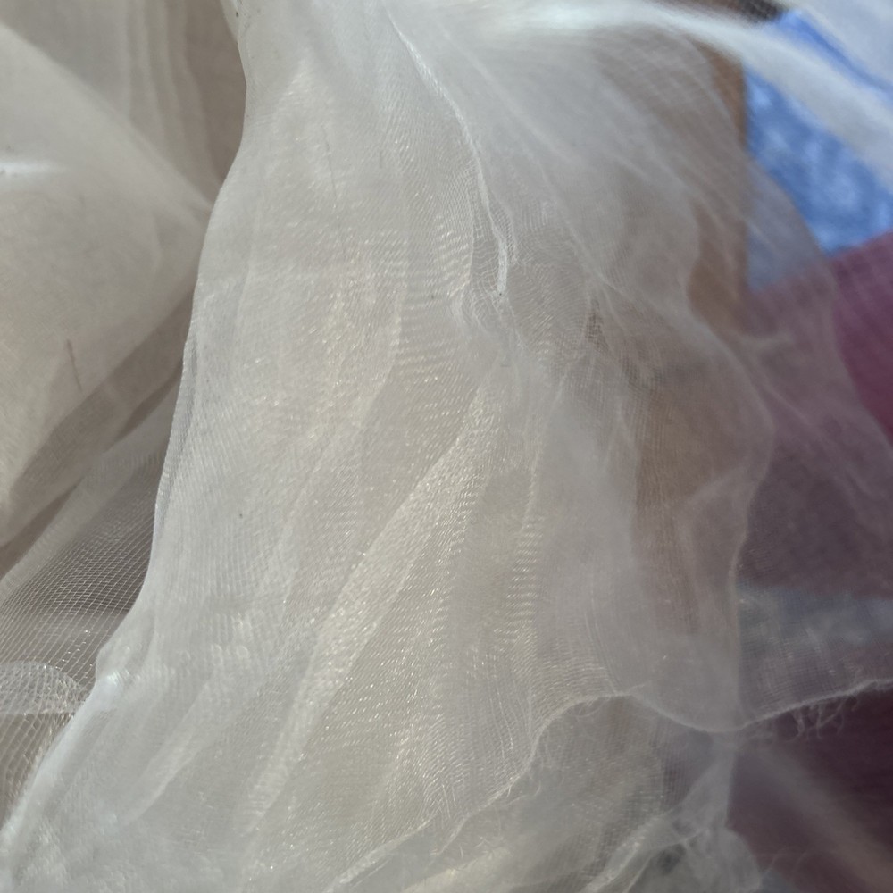 Huge White Fine Netting Mesh 96x180”