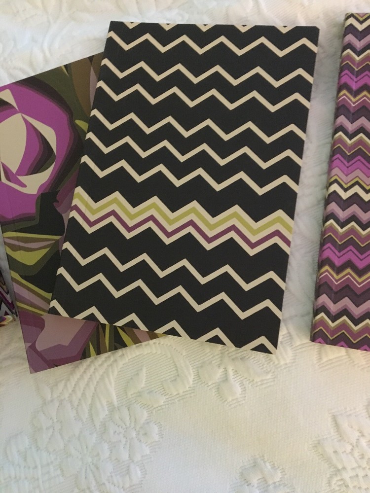 Journals Set Of Three In Fabric Covered Display Box