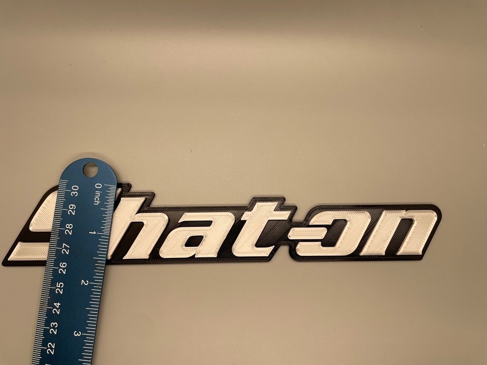 Shat-on Novelty 3D Printed Tool Box Badge.