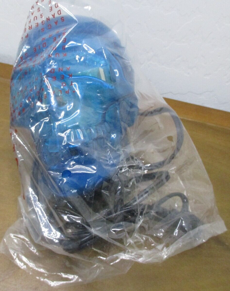 Unique! Strobe Light Skull! Blue Translucent! With Adjustable Strobe! 110 Volt