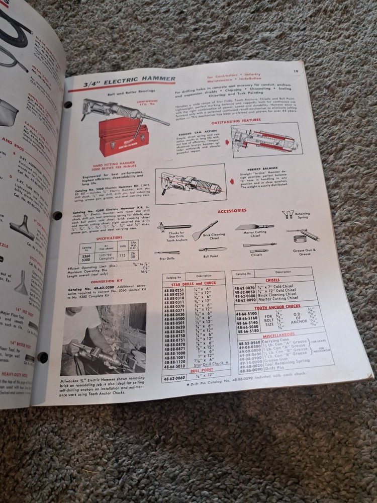 Milwaukee Heavy Duty Tools Catalog 471