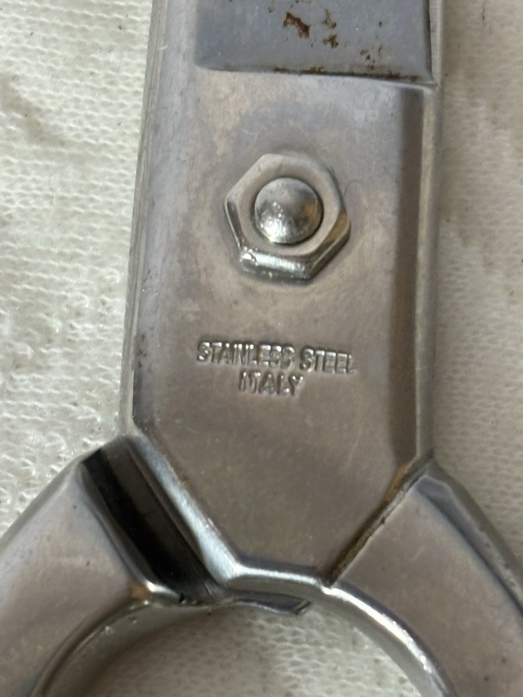 Brushed Stainless Kitchen Shears Pull Apart Made In Italy