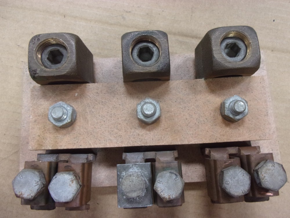 Motor Generator Input Output Buss Line Connection Terminal Board 3Ph 6-4/0 Wire