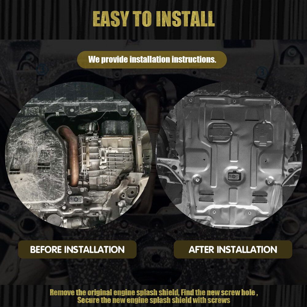 For 2015-2020 Mercedes GLA250 Engine Under Cover Front Splash Shields