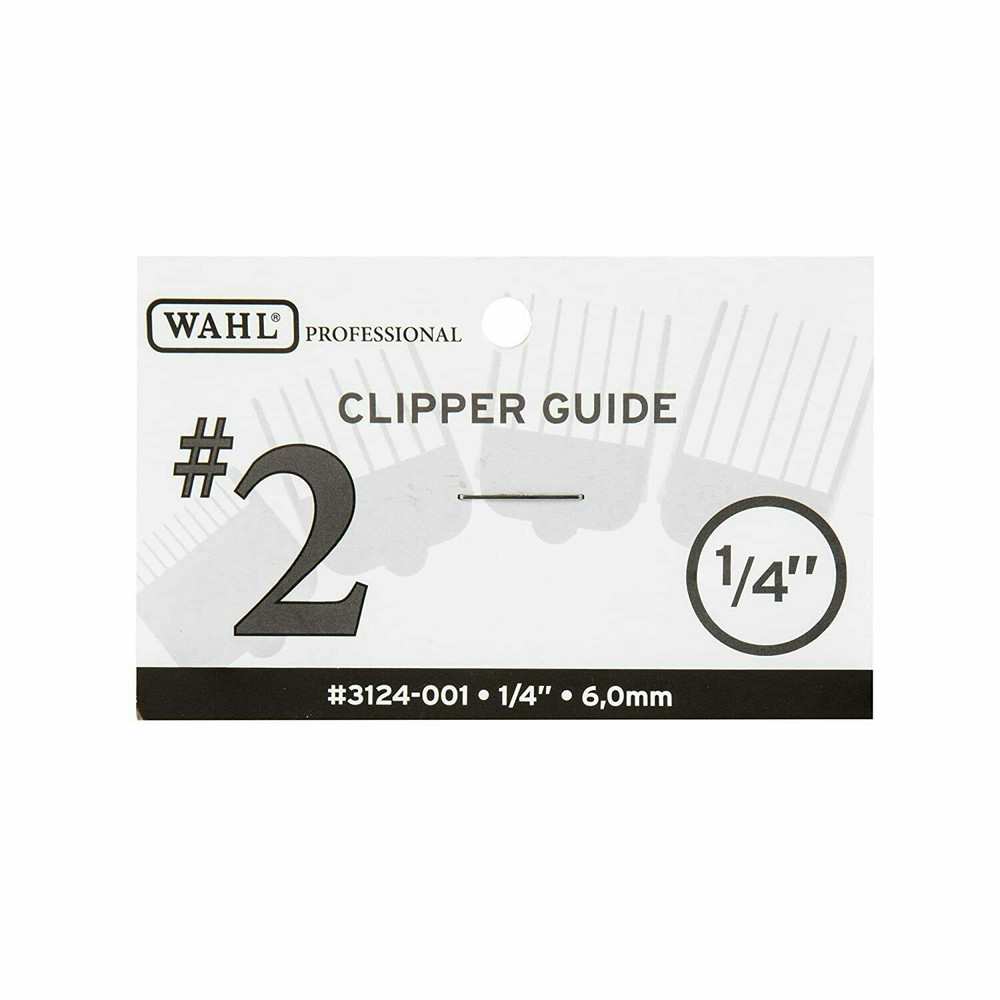 WAHL 3124-001 Professional Color-Coded Clipper Guide # 2 .Black Guide.