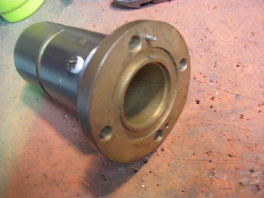 BRASS 1 5/8 LINE SECTION COAX END