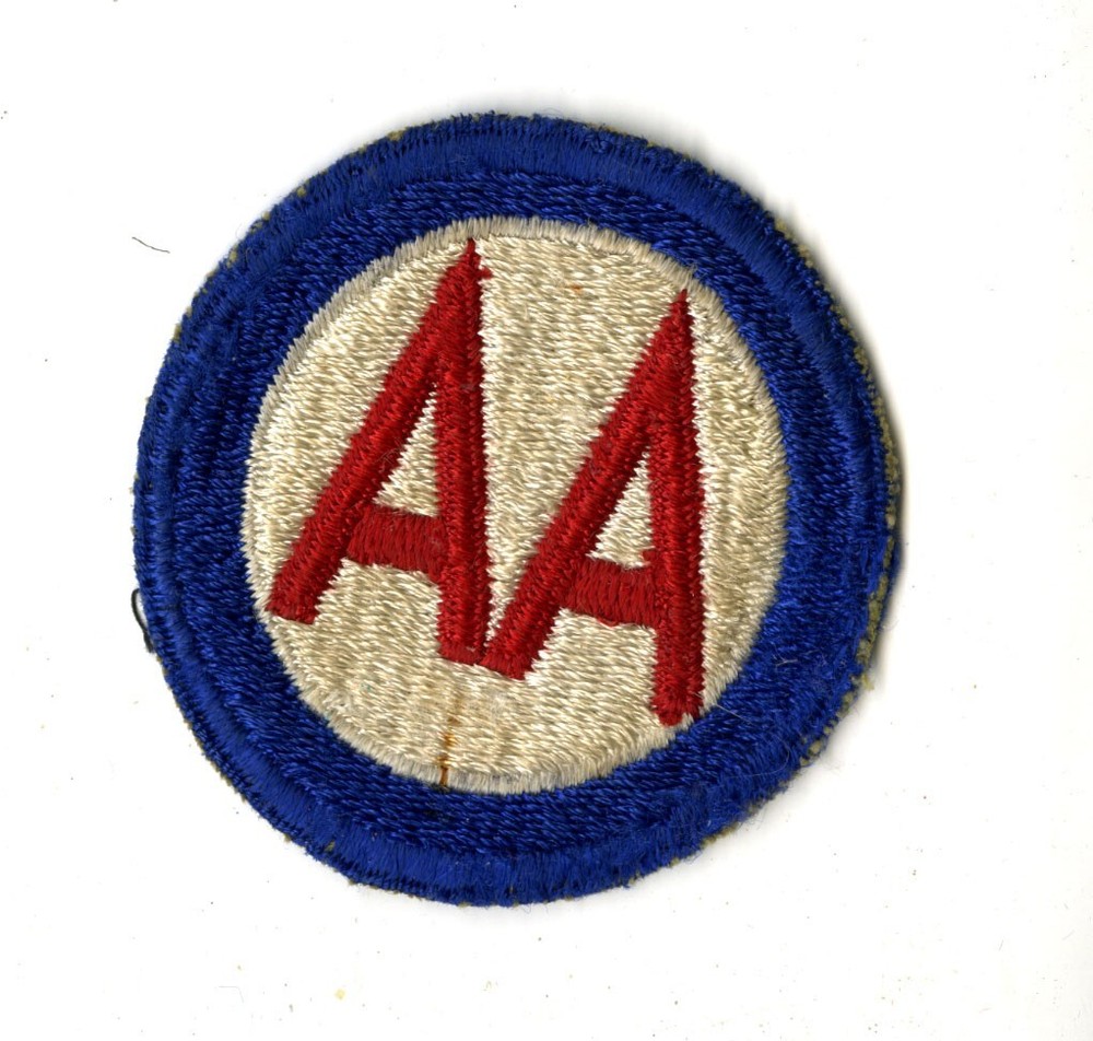 Antiaircraft Command White Back Patch WWII Vintage