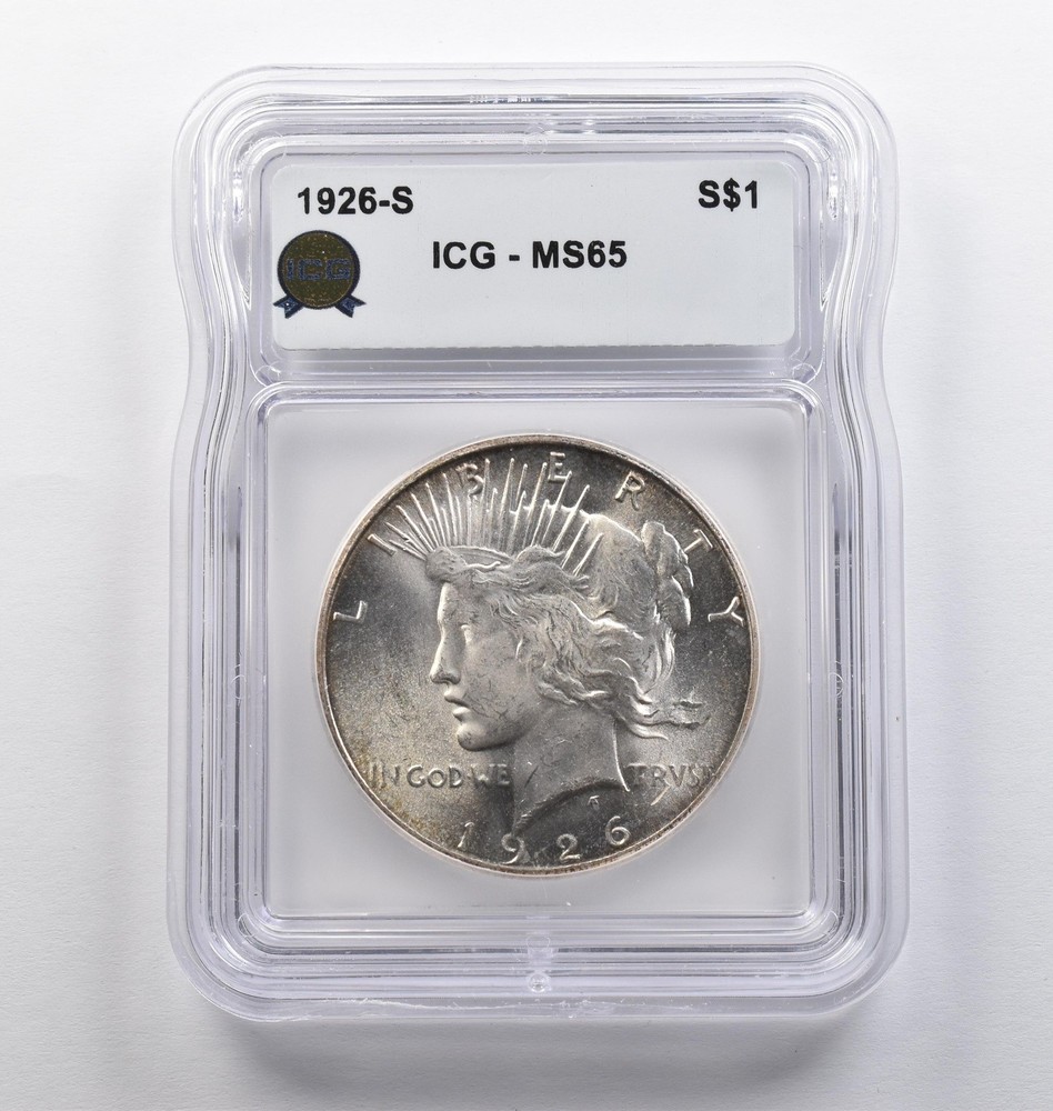 1926-S Peace Silver Dollar MS65 ICG *6978