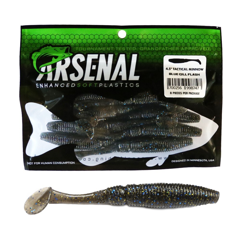 Tactical Minnow 4.5" 8PK - Chartreuse Shad