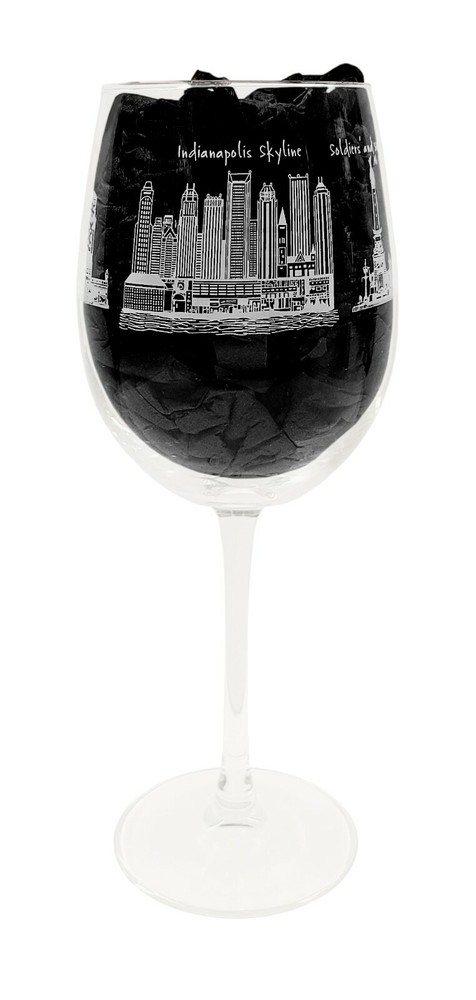 The Dish Indianapolis Wine Glass (INDP-WG)