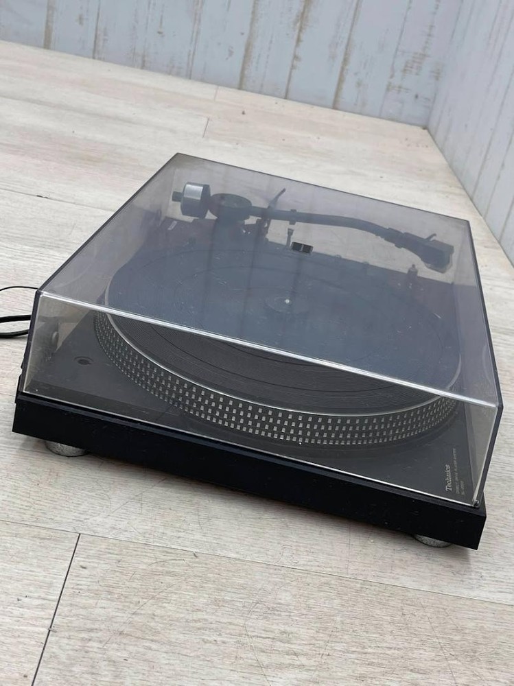 used Technics SL-2000 Direct Drive Turntable Record Audio Player Black
