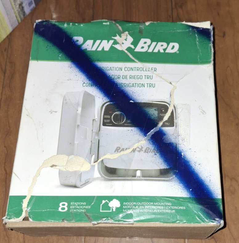 Rain Bird TRU8O Program-Based Indoor/Outdoor Irrigation Sprinkler Controller