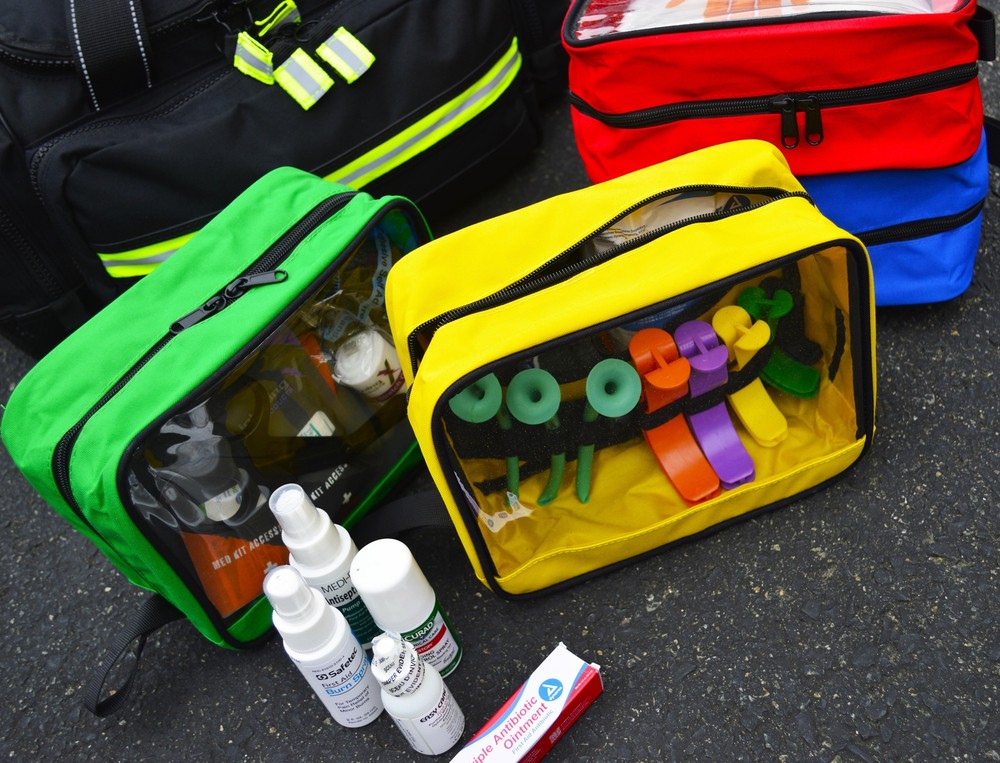 Lightning X Premium Color Coded Organizer First Aid Kit Accessory Pouches - Extr