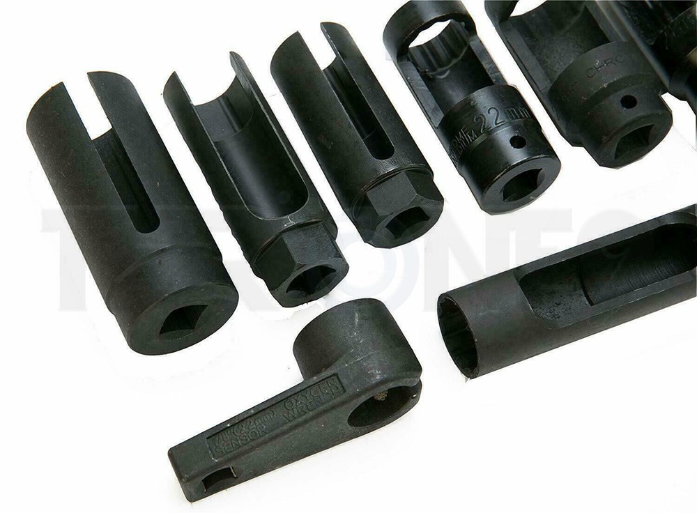 02 O2 Oxygen Sensor Socket Set – 10PCS O2 Sensor Socket Set Sensor Removal Tool