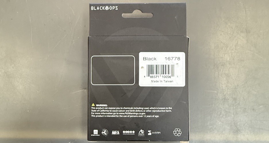 Black Ops Half Link BMX Chain Black