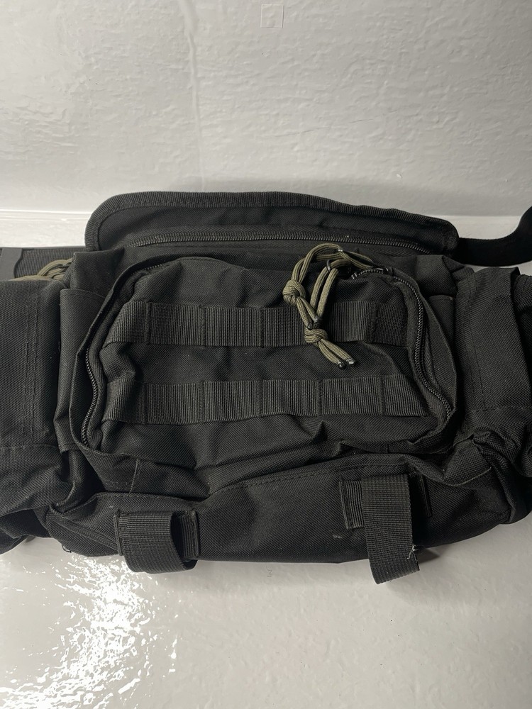 Condition 1 Black Tactical Deployment Bag W/ Carrying Strap