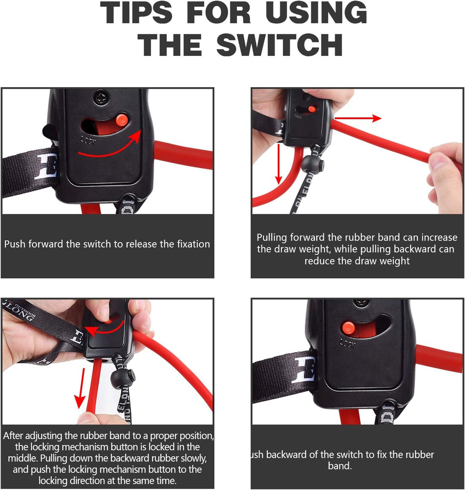 Elong Archery Bow Trainer Draw Training Aid Device Strength Stretch Band Exercis
