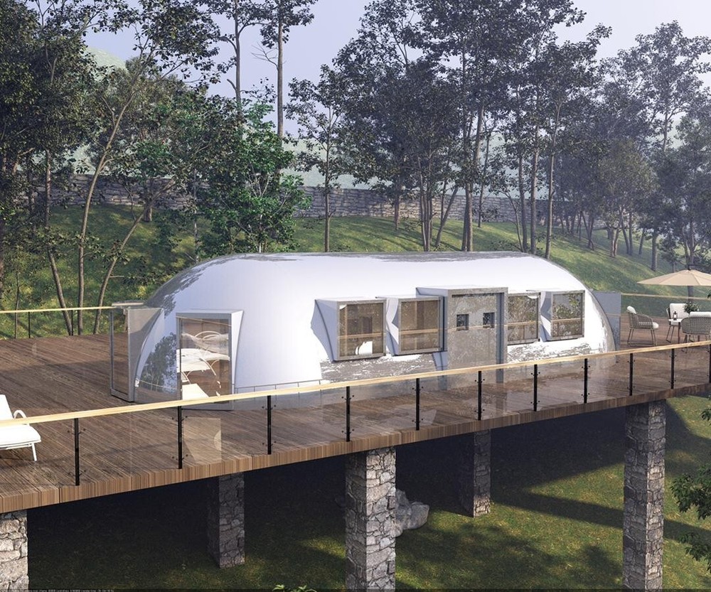 Tiny Invisible Dome House Catalog