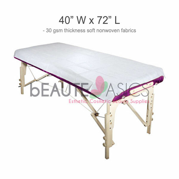 100 Pcs 40"x72" Disposable Table Bed Cover Drape Flat Exam Sheets (BD1202x10)