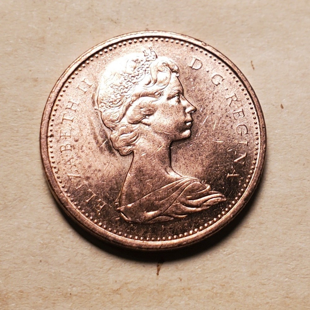 1967 Canada 1 Cent Penny * Centennial *