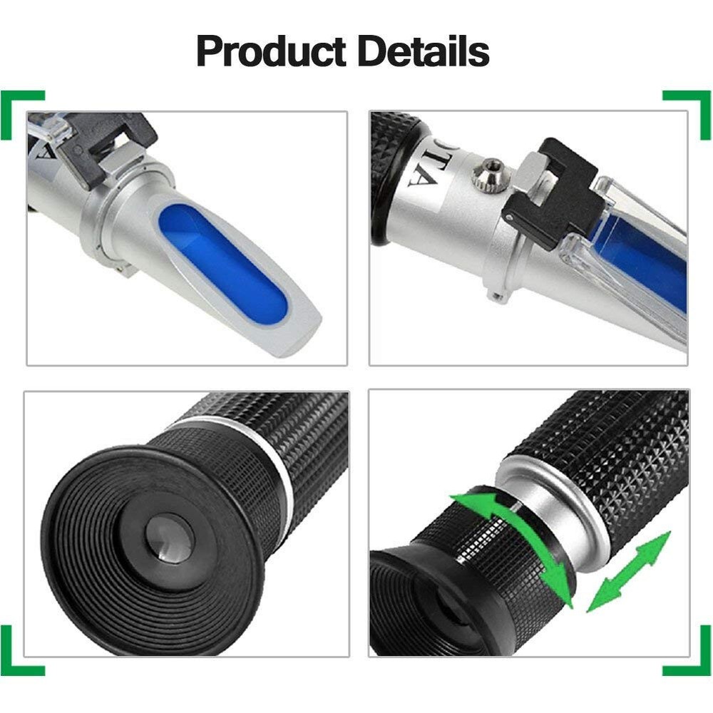 Brix Refractometer with Automatic Temperature Compensation(ATC) Brix Meter Opt