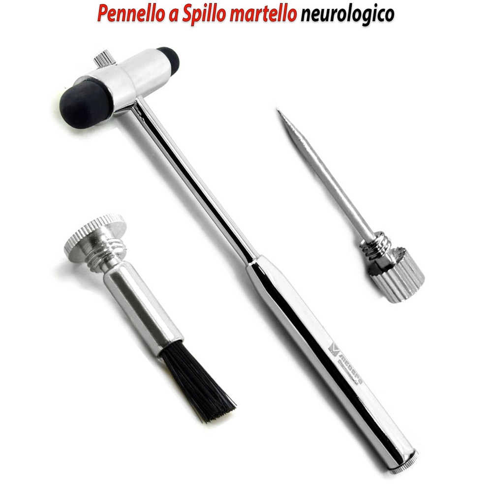 Buck Reflex Neurological Diagnostics Test Hammer Pin Brush