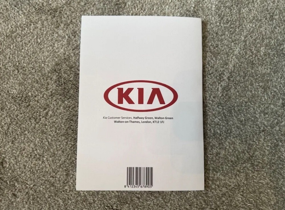 Kia Ceed Service History Book Blank For All Model