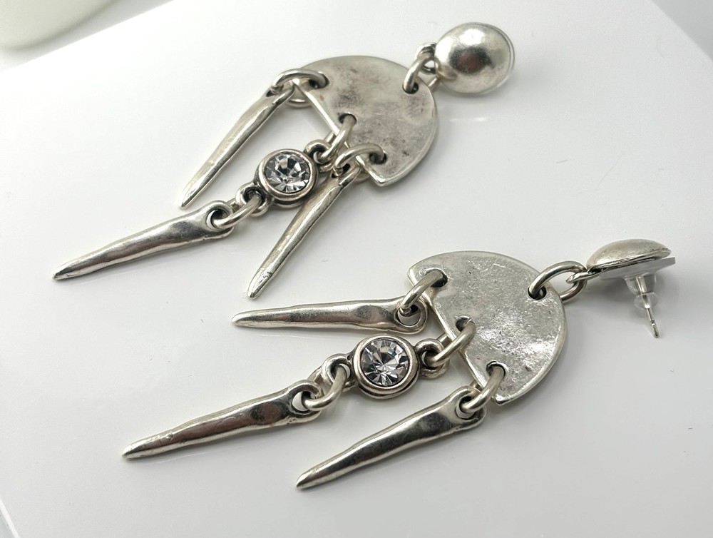 Handmade Pewter Earrings - 1835