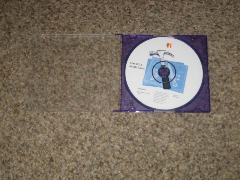Apple Mac OS X Xcode Tools Install Disc Version 11 691-4888-A  2004