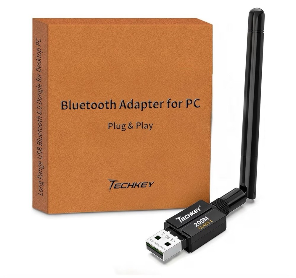 USB Bluetooth 5.4 Adapter for Desktop PC: Long Range 500FT Wireless Dongle with