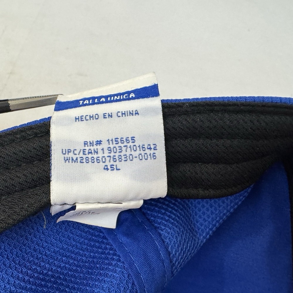 Starter Men Ball Cap Strap Back Hat Solid Blue Blank Adjustable Fast Ship
