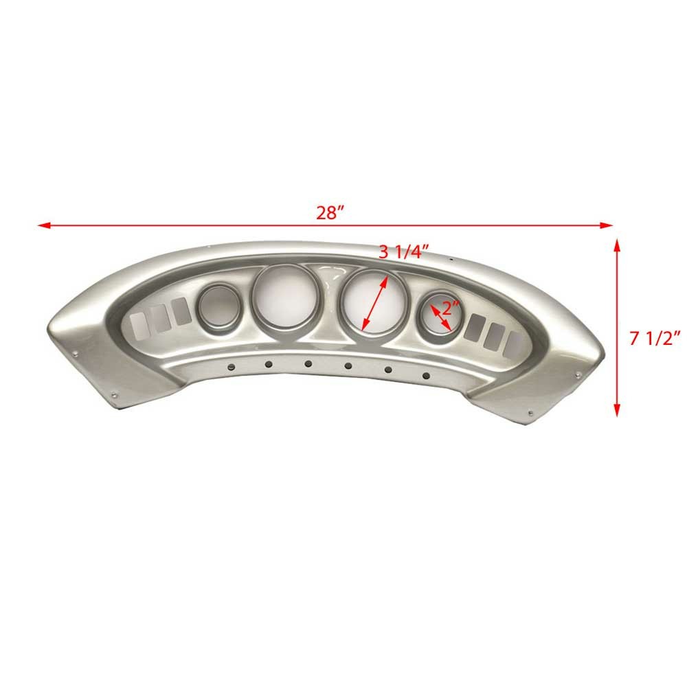 Southwind Boat Blank Instrument Panel 61767 | Sport Deck Silver