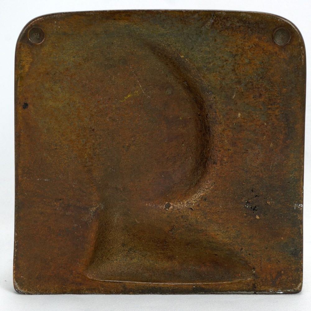 Single Indian Chief Cast Iron Bookend Circa 1925