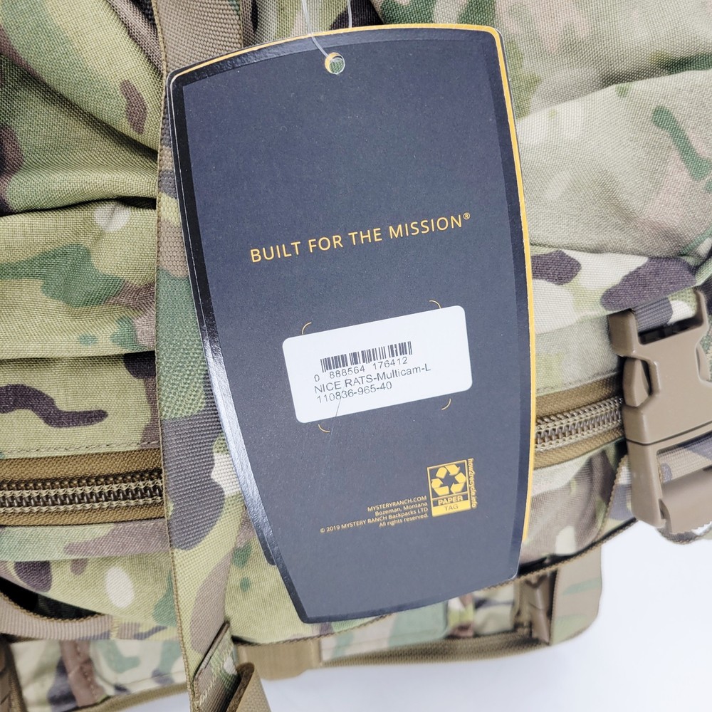 Mystery Ranch MultiCam NICE RATS Medical Pack Rapid Access Trauma System BVS