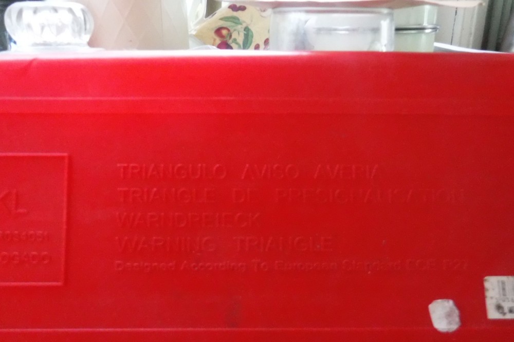 Homologado Foldable Warning Triangle