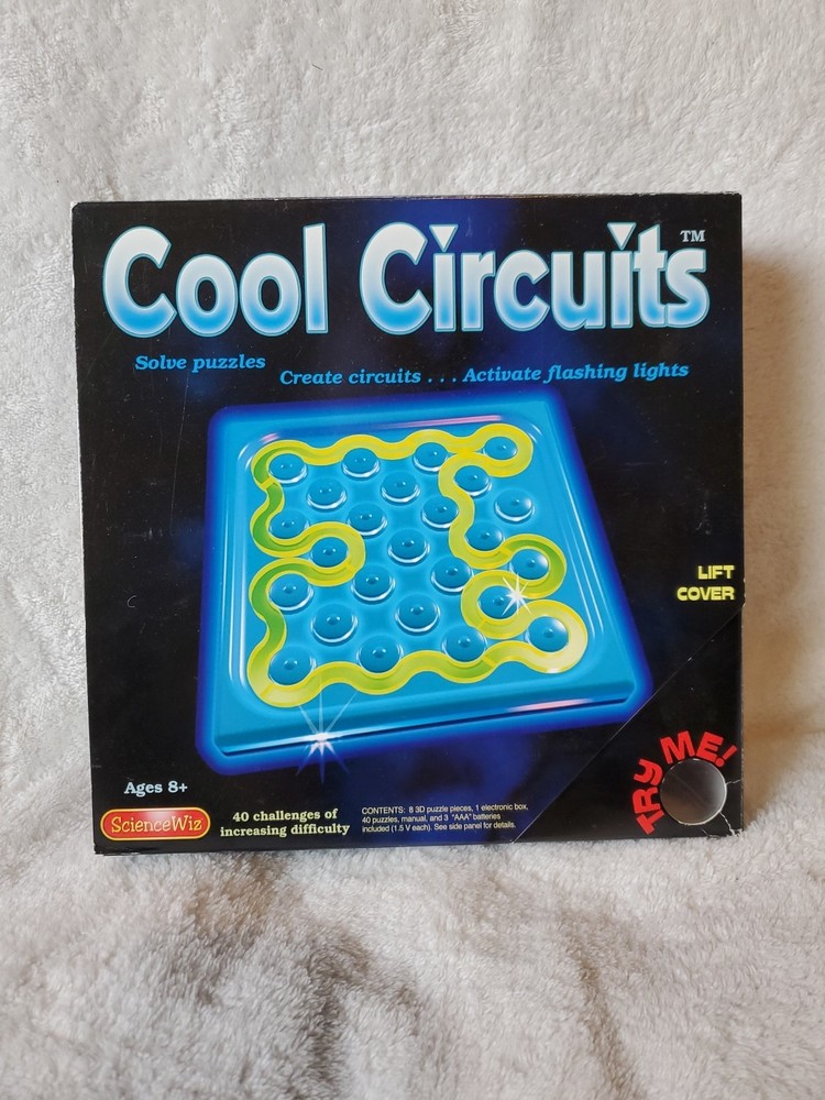 ScienceWiz Cool circuits electronic puzzle game tested working/great condition