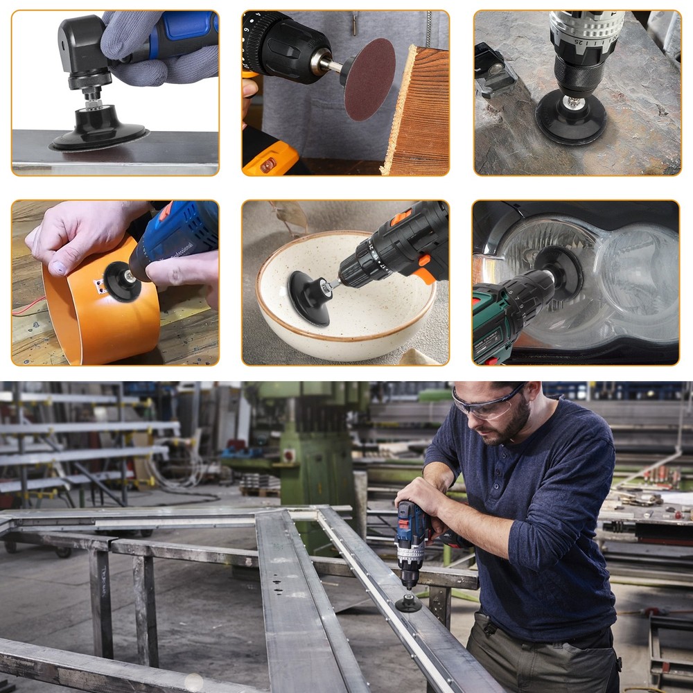 53PCS 3 inch Sanding Disc Roll Lock Quick Change Disc Surface Conditioning Disc