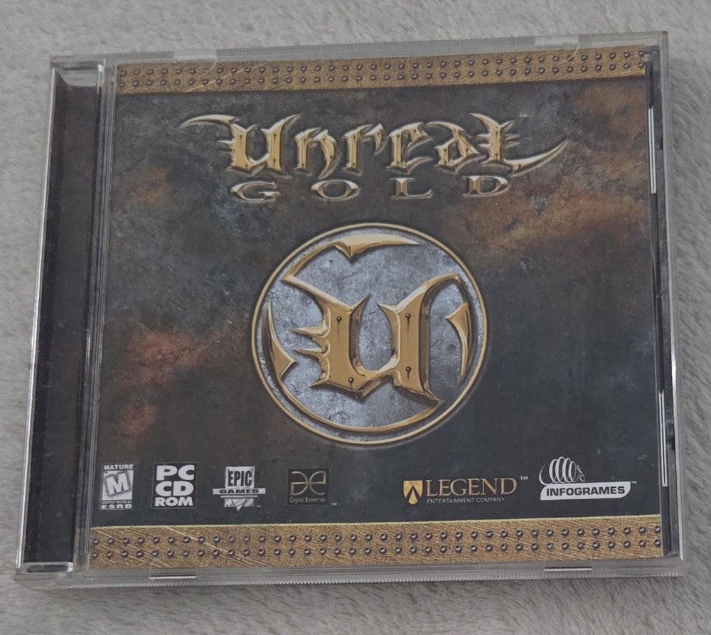 VINTAGE Unreal Gold PC Computet Software Game