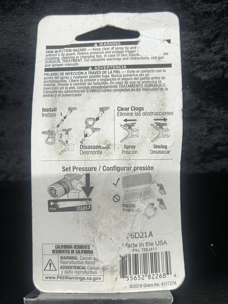 Graco Trueairless 411 Spray Tip
