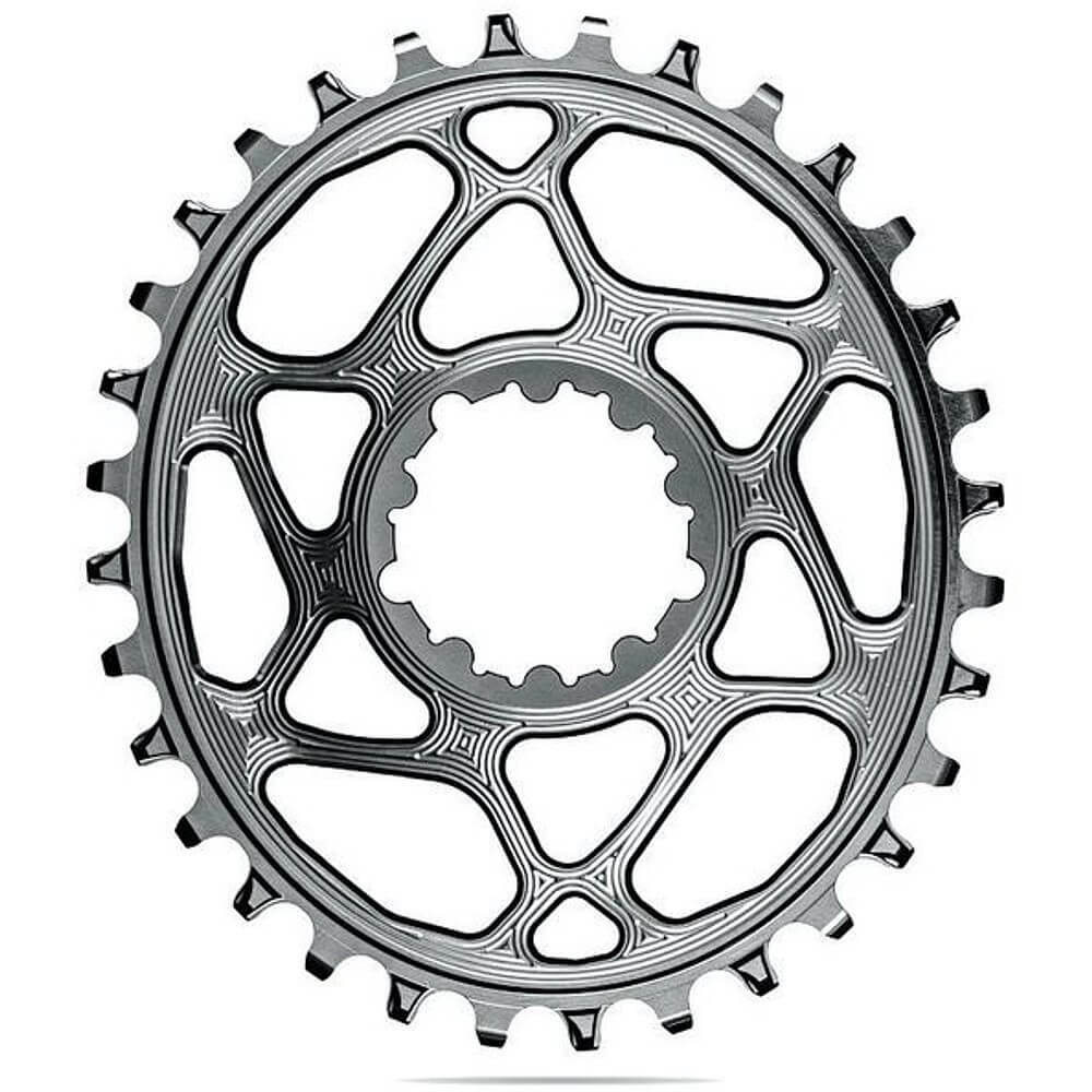 absoluteBLACK Oval Boost Chainring for SRAM. Titanium