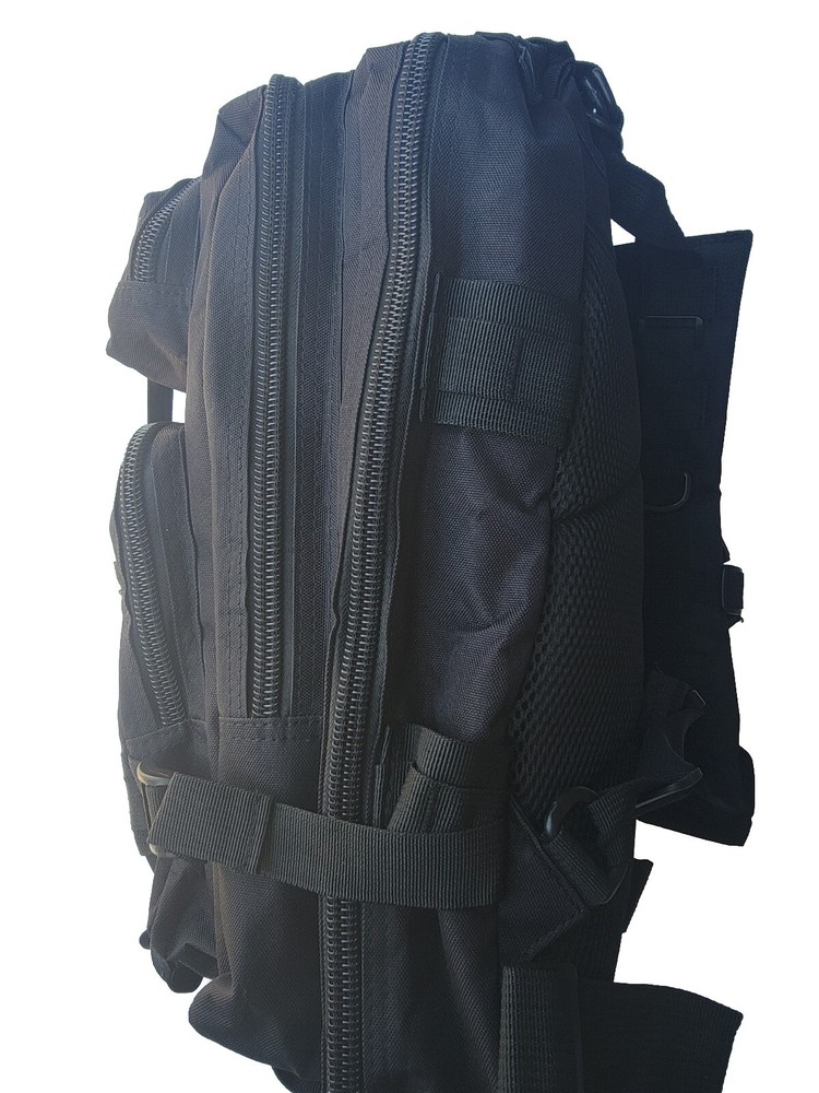 MEDIUM TRANSPORT PACK BLACK Backpack . Tactical Hunting Camping , Hiking