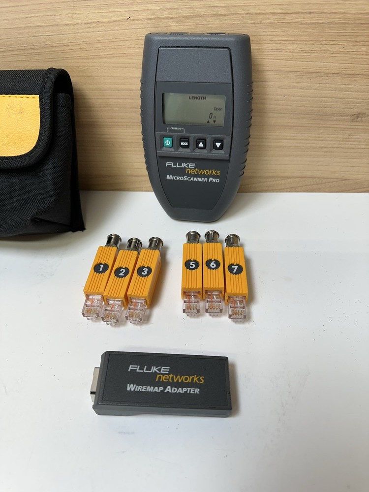 Fluke Networks Microscanner Pro Good Condition