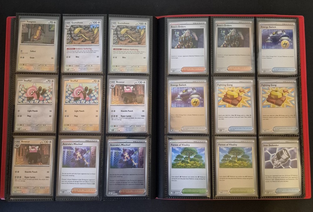 Mega Evolution 100% Complete Master Base Set with C/UC/H/RH & EXs
