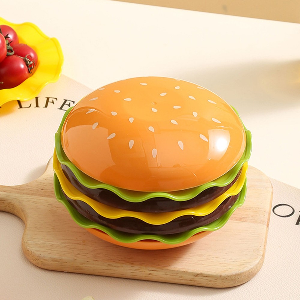Hamburger Bowl Set Hamburger Plates And Bowls Sets 7 Pieces Stackable
